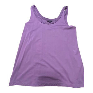 Banana Republic Womens Summer Casual Tank Top Sleeveless Plum Purple Size Large